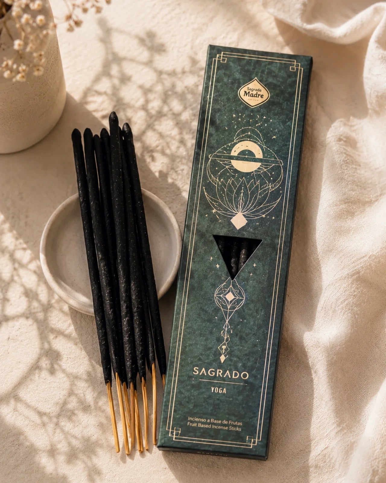 Incenso Naturale Artigianale Sagrado Yoga di Sagrada Madre per pratiche yoga e radicamento | Roma