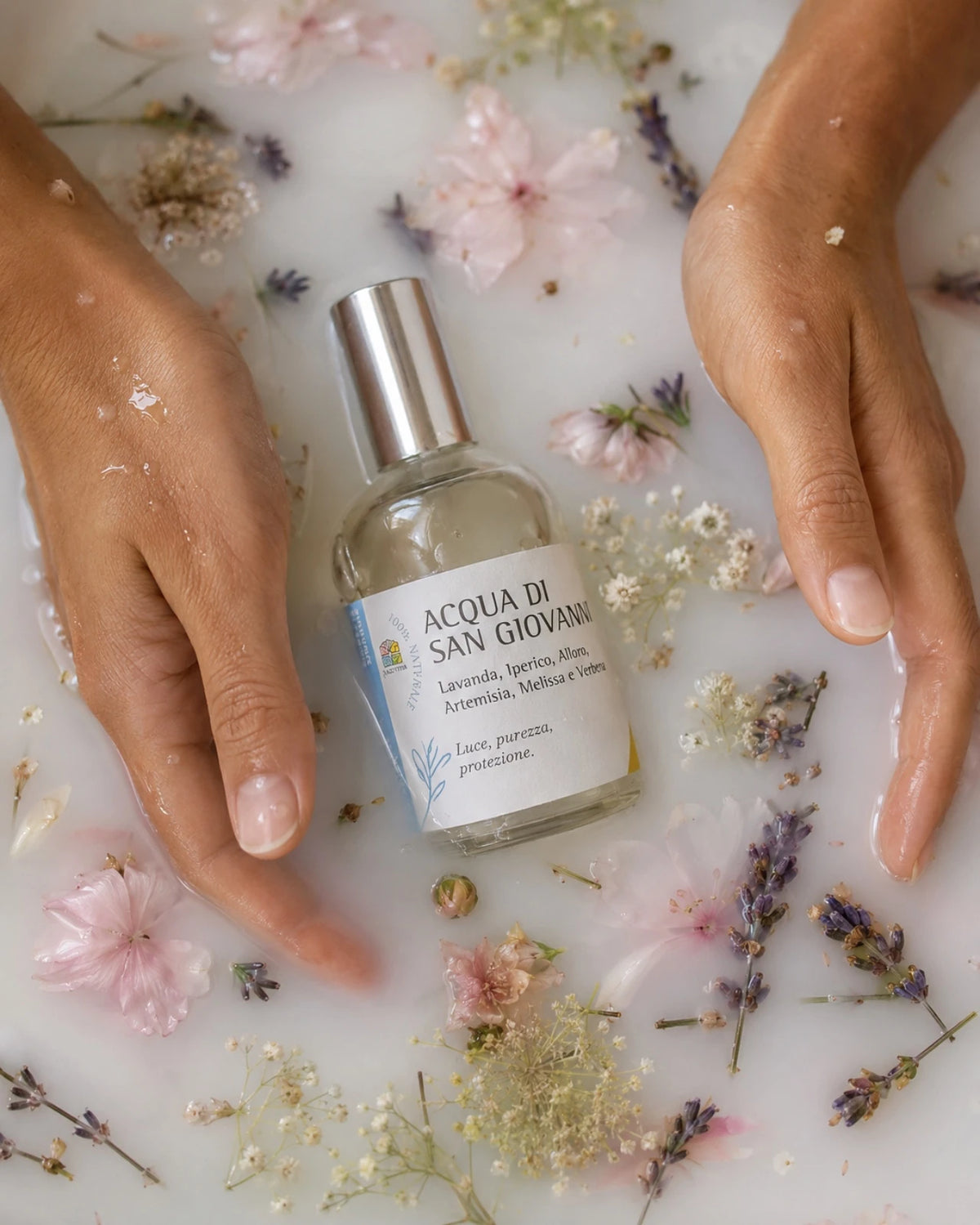Acqua di San Giovanni profumo botanico naturale Olfattiva 115ml con oli essenziali lavanda melissa verbena Roma