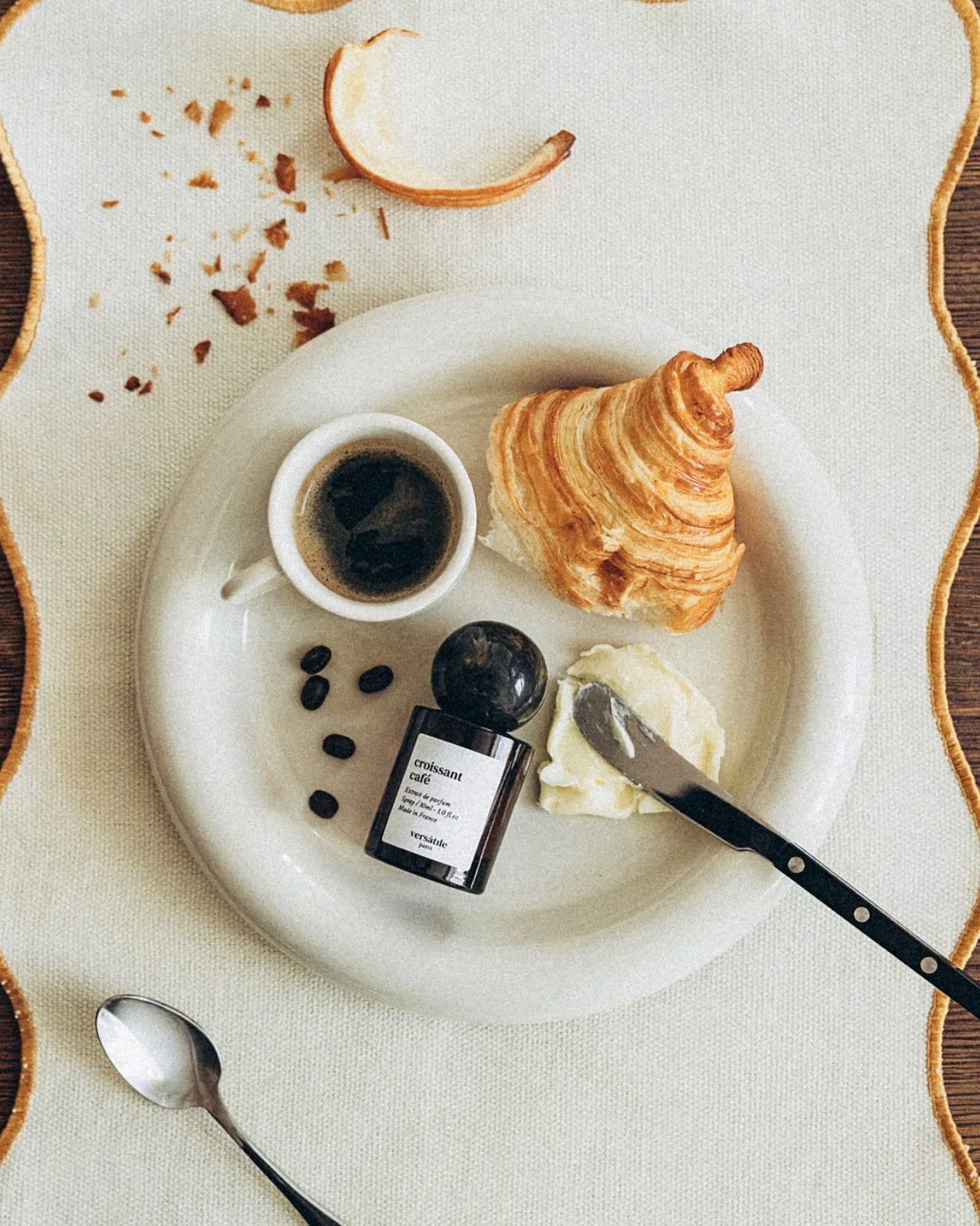 Estratto di profumo concentrato Croissant Café spray 30 ml - fragranza gourmand ispirata alla colazione parigina