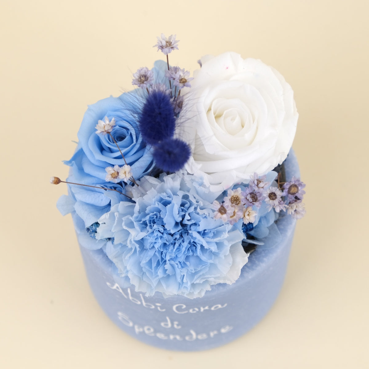 Sushi Flower: Vaso di Cera Personalizzato &amp; Bouquet Fiori Stabilizzati e Secchi