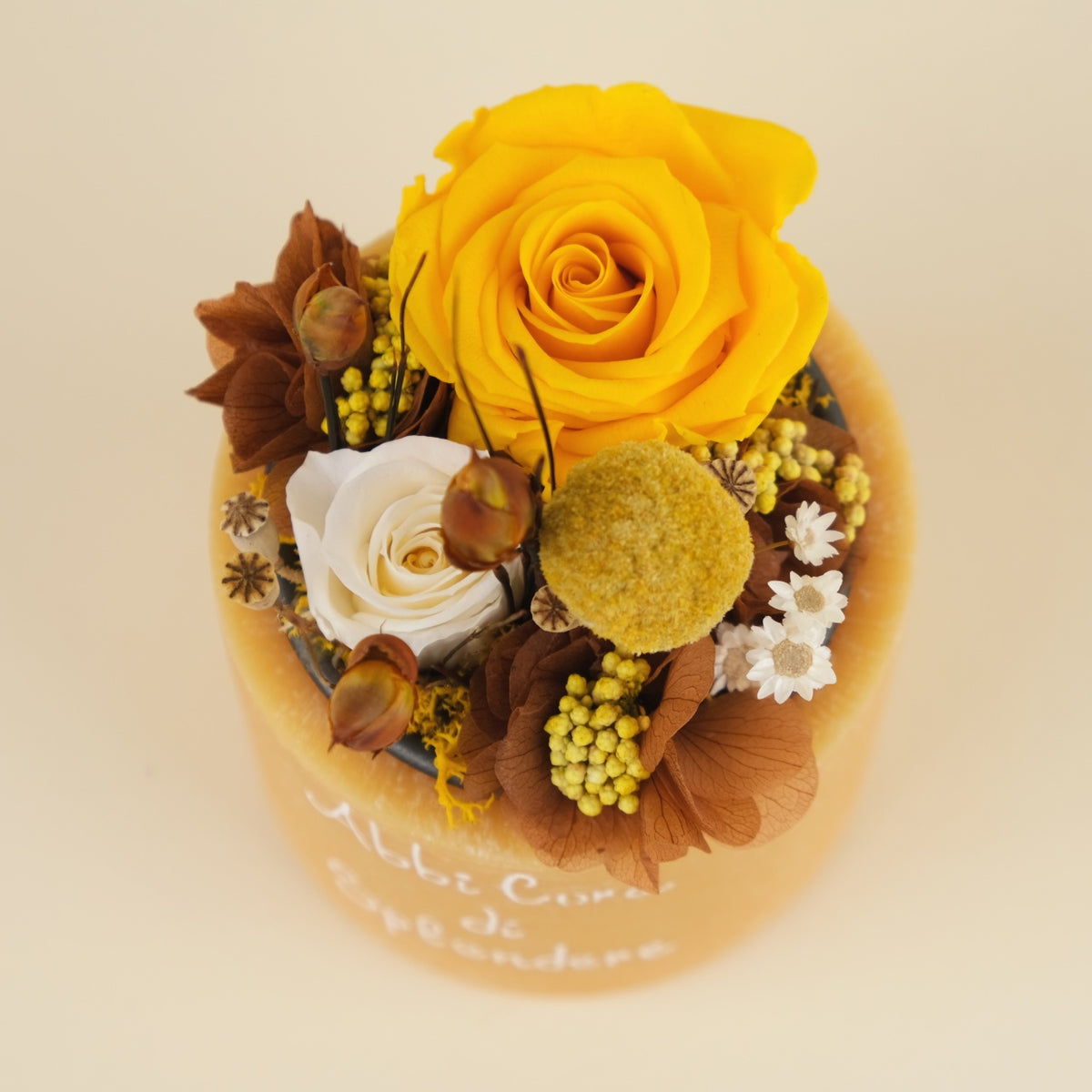 Sushi Flower: Vaso di Cera Personalizzato &amp; Bouquet Fiori Stabilizzati e Secchi