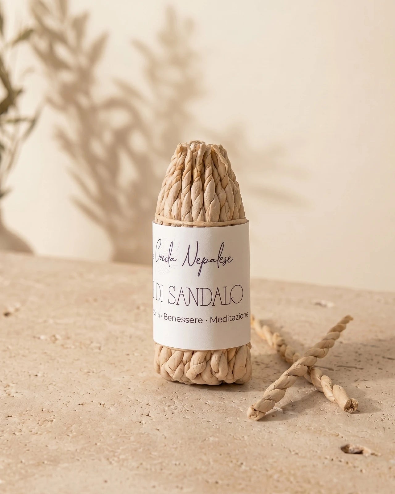 mazzetto-fascio di corde di incenso naturale nepalese artigianale al profumo di sandalo