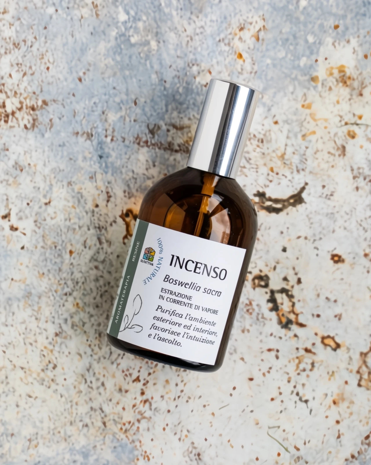 profumo botanico naturale con purissimo olio essenziale di incenso per favorire intuizione e purificare energie interiori e dell'ambiente | Io Sono La Luce Roma - Olfattiva